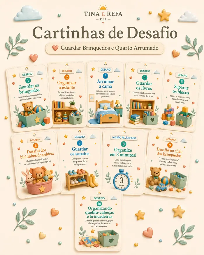 Cartinhas de desafio